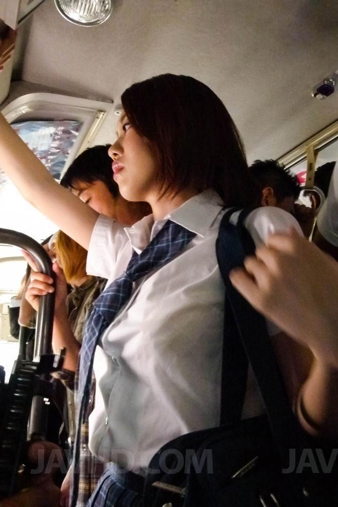 Asian Schoolgirl Fuck On Bus - Asian Japanese Bus Sex - PornPicturesHQ.com