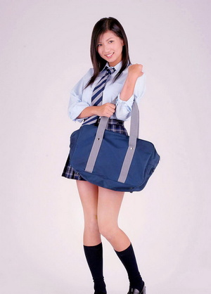 Lovely japanese school girl