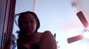 Hot black chick dark