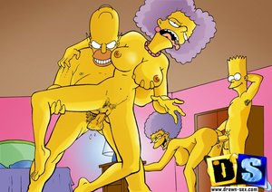 Bart joins friend fuck
