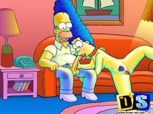 Homer simpson licks ass