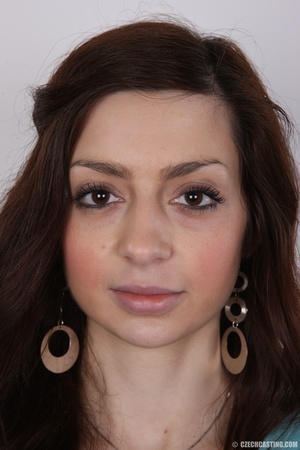 Pretty brunette sweet face
