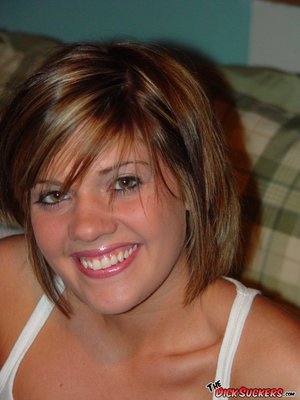 Girl in pajamas strips down in her bed.