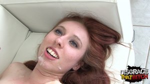 Redhead babe fucked hard