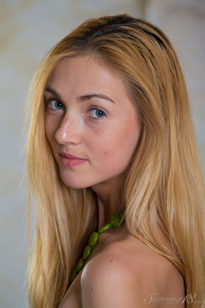 Small breasted spunky blonde