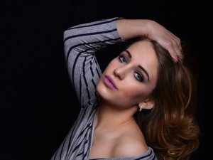 White teen auburn hair