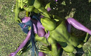 Dirty green leprechauns and a purple 3D fairy