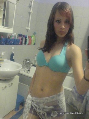 Red lingerie black girl