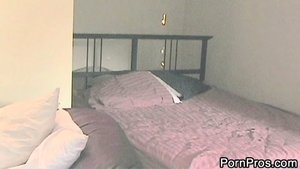 Dirty wife cheats and fucked hard in the motel room