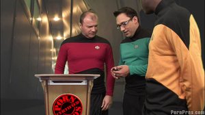 These star trek cosplayers have some kinky sex, with these ebony whores