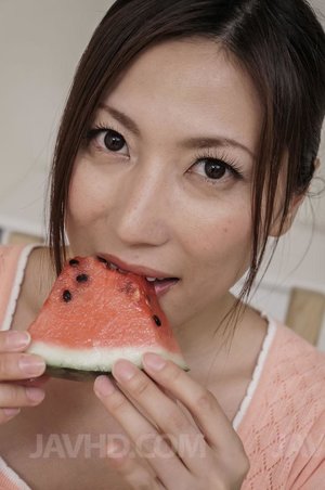 Japanese big melons fucked