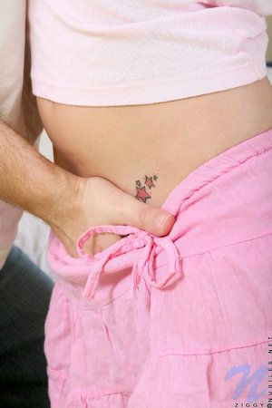 Hardcore blonde fair skin