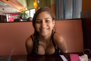 Brunette teen