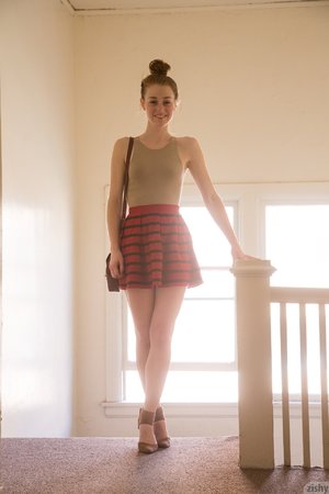 Hot teen sexy skirt