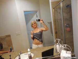 Skinny young blonde