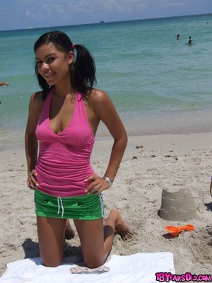 Hot beach teen