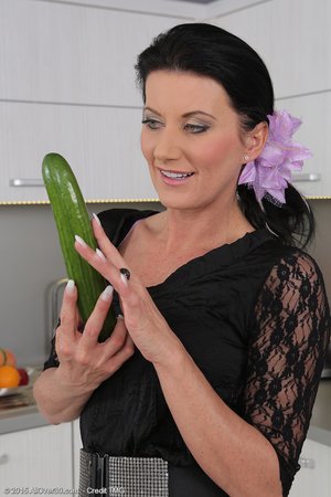 Hot masturbation cucumber