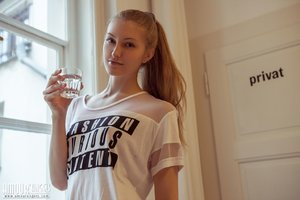 Stripping birthday teen