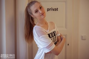 Stripping birthday teen