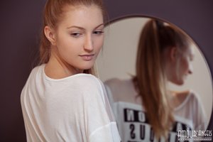 Stripping birthday teen