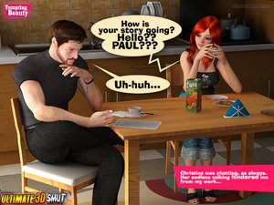 One of 3d cartoon porn shows a busty redhead teen having a scissoring adventure with another cutie