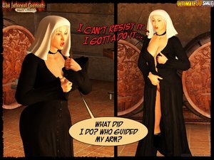 This 3d art gets super-hot when busty blonde nun gets fucked hard by the devil